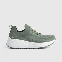 Skechers Ladies Comfort Sneaker Sage Bobs Sparrow 2.0 117027 Sage SW108