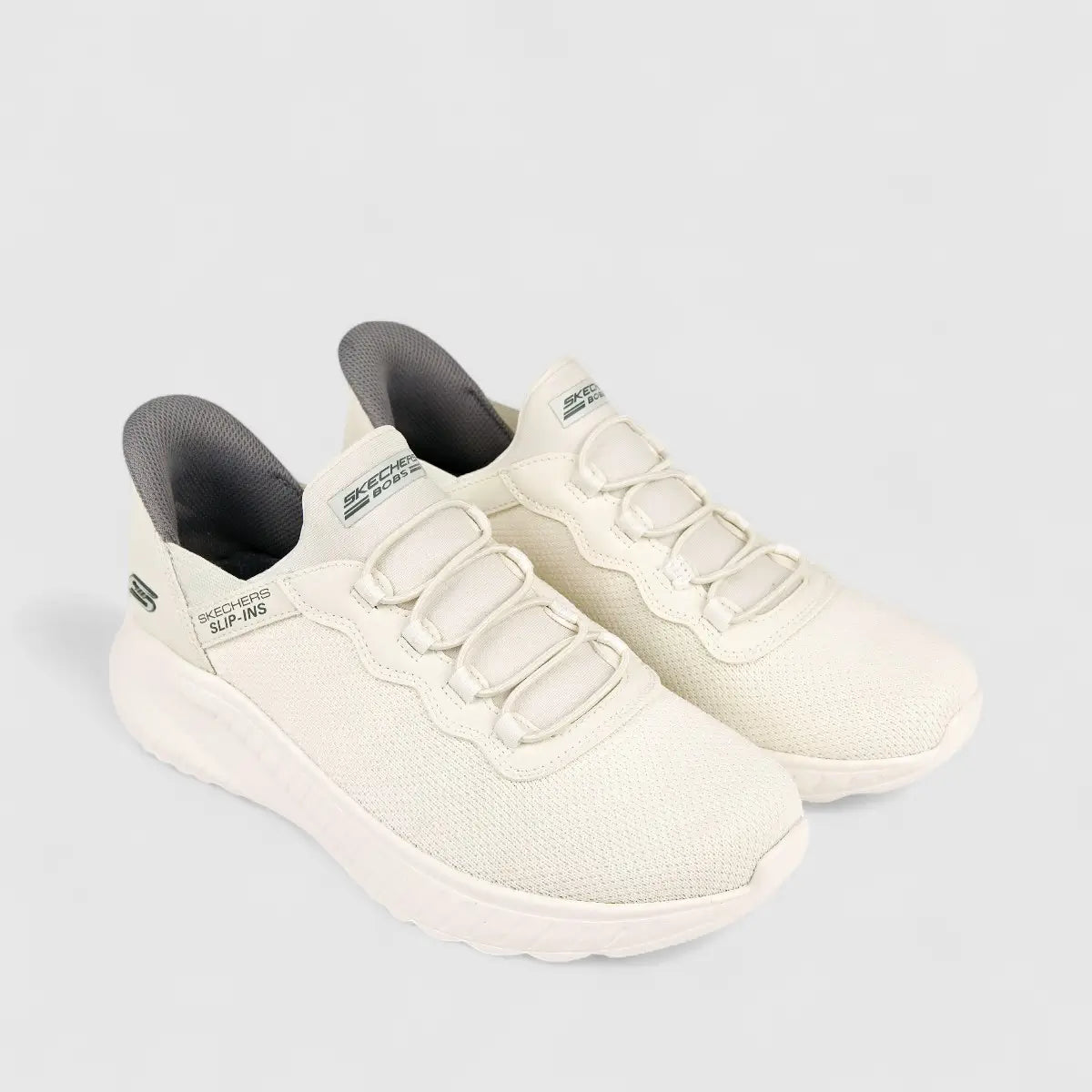 Skechers Mens Comfort Slip Ins 118300 Off White SM80 Gents | familyshoecentre