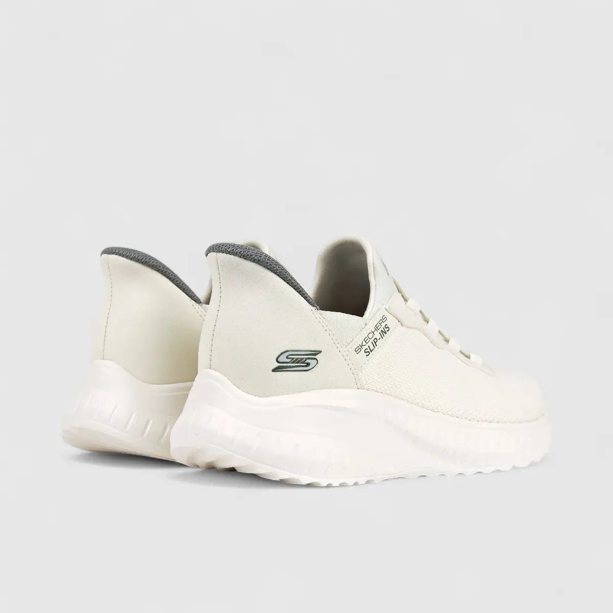 Skechers Mens Comfort Slip Ins 118300 Off White SM80 Gents | familyshoecentre