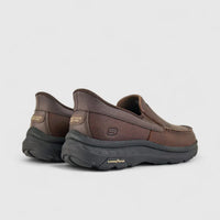 Skechers Men's Comfort Slip On Pollard 205334 Red Brown SM97