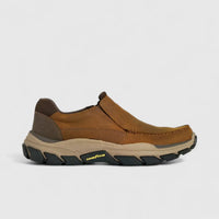 Skechers Men's Comfort Slip On Respected 204321 Dark Brown SM102