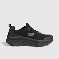Skechers Men's Comfort Sneaker D'Lux Walker 232045 Black SM85 Sneakers | familyshoecentre