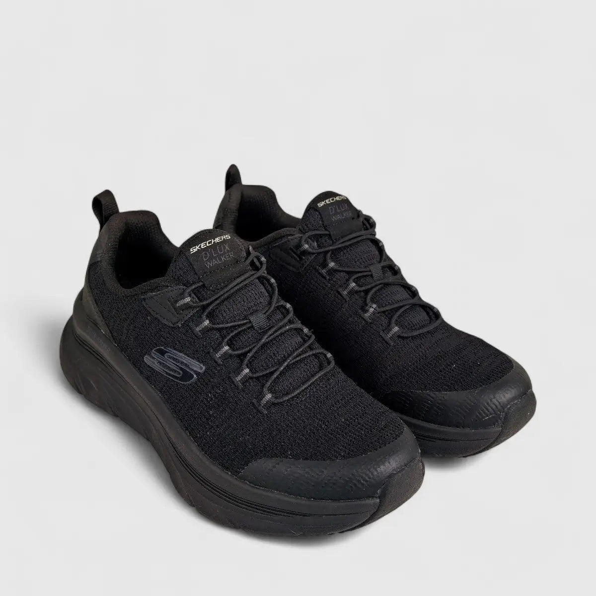 Skechers Men's Comfort Sneaker D'Lux Walker 232045 Black SM85 Sneakers | familyshoecentre