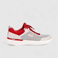 Skechers Men's Comfort Sneaker Go Run 400 V2 220088  Grey Red SM88 Sneakers | familyshoecentre