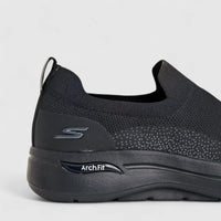 Skechers Men's Comfort Slip On Go Walk Arch Fit 216136 Black SM121