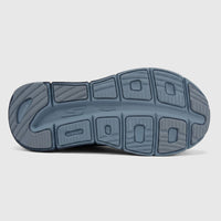 Skechers Men's Comfort Sneaker Max Cushioning Premier 2.0, sole view, featuring blue and grey textured outsole.