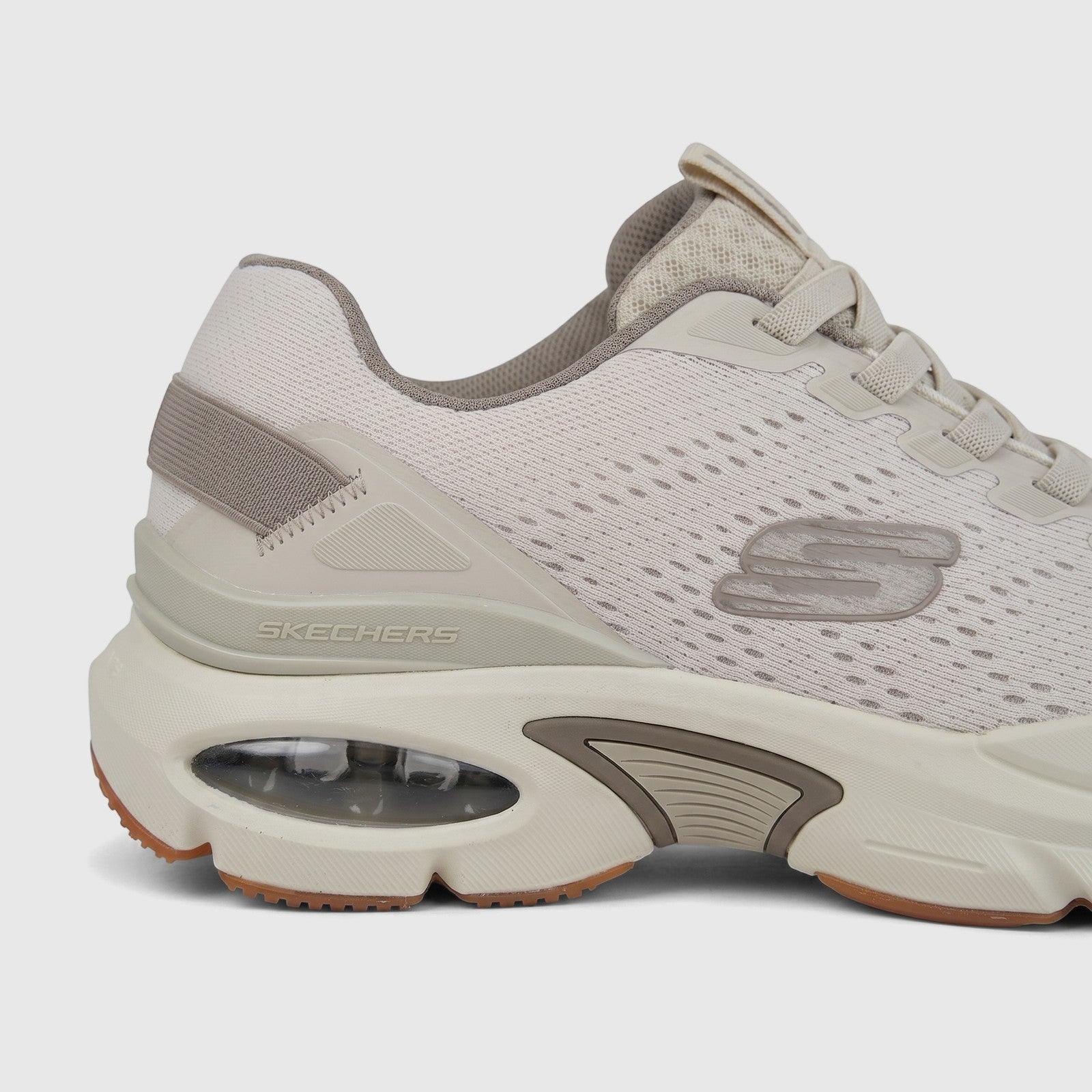 Skechers Men's Comfort Sneaker Skech-Air Ventura 232655 in off-white, showcasing the side profile and visible air cushion in