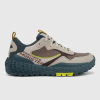 Skechers Men's Comfort Sneaker Sports 232191 in taupe and olive with a chunky textured sole, viewed from the side.