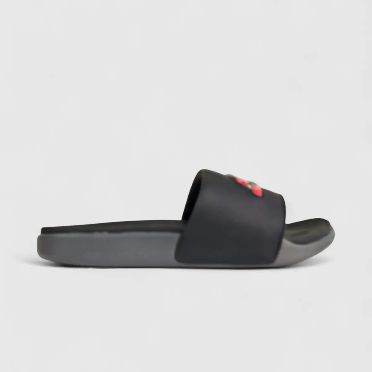 Skechers Men's Gambix 2.0 Slide 237199 Black Grey SM92 Slides | familyshoecentre