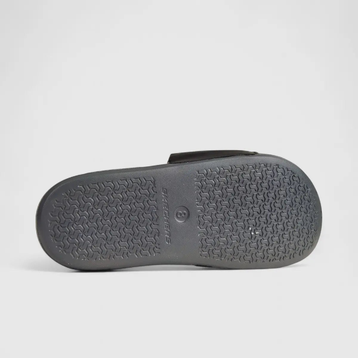 Skechers Men's Gambix 2.0 Slide 237199 Black Grey SM92 Slides | familyshoecentre