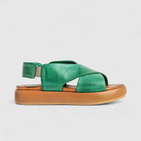 Sofia Mare Ladies Leather Comfort Sandal 11860 Green SF82