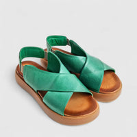 Sofia Mare Ladies Leather Comfort Sandal 11860 Green SF82