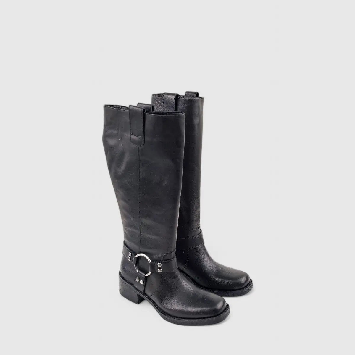Sofia Mare Leather Boot Black 11762 Boots | familyshoecentre