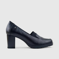 Soft Style By Hush Puppies Roma Black 01510 Heels | familyshoecentre