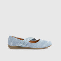 Soft Style Dominga Pump 01455 Light Denim Pumps | familyshoecentre