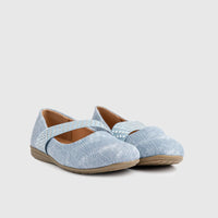 Soft Style Dominga Pump 01455 Light Denim Pumps | familyshoecentre