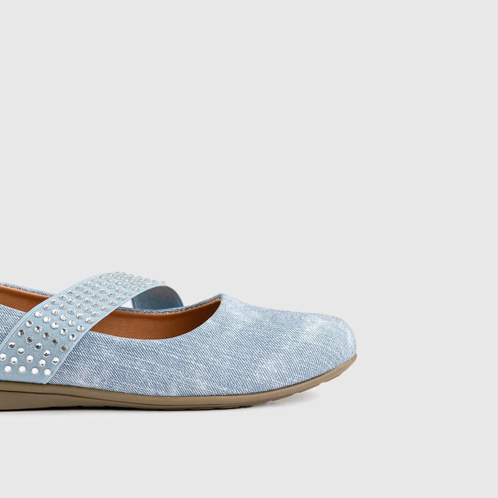 Soft Style Dominga Pump 01455 Light Denim Pumps | familyshoecentre