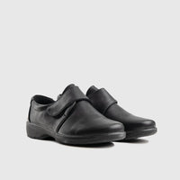 Soft Style Jayla Velcro Black 01243 Comfort | familyshoecentre