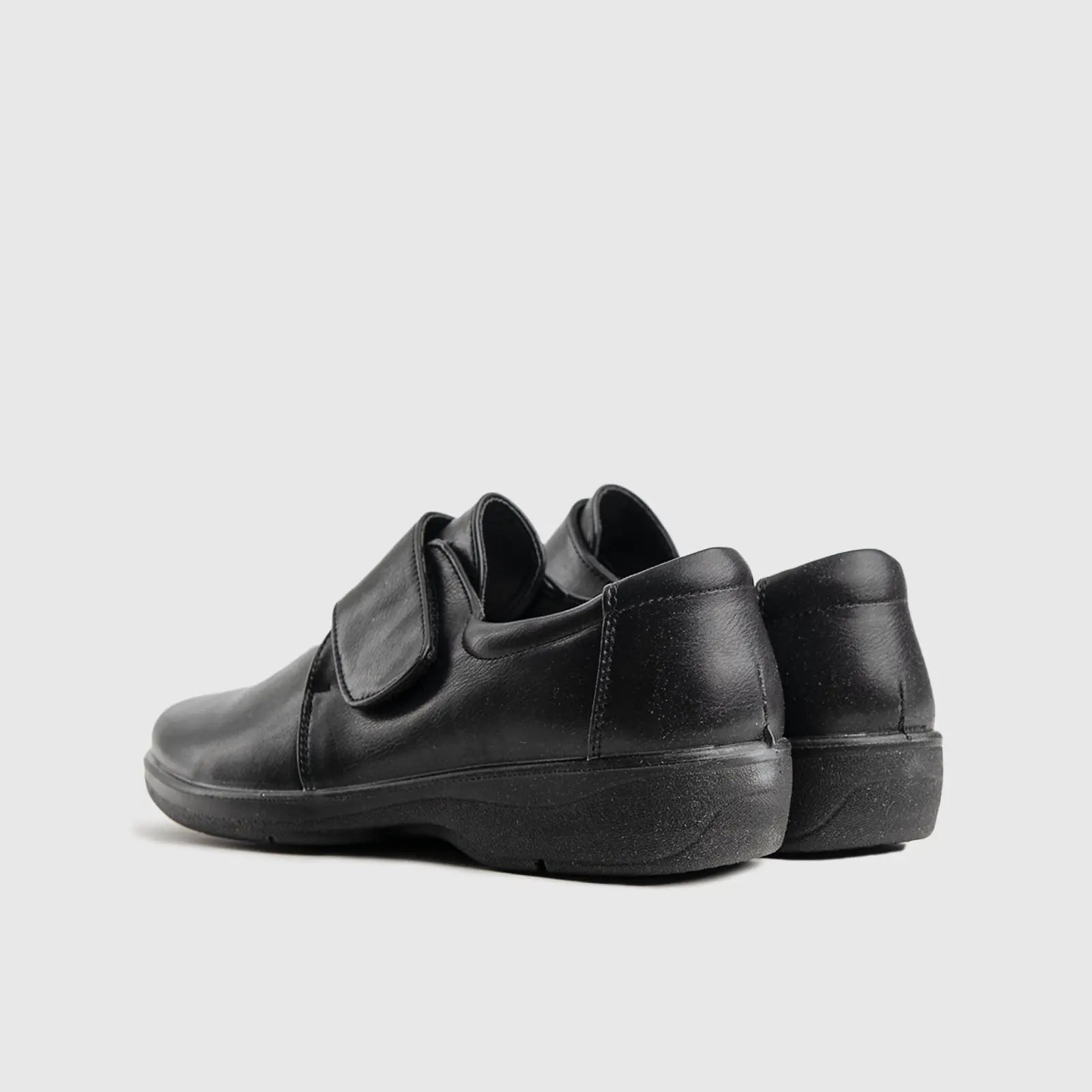 Soft Style Jayla Velcro Black 01243 Comfort | familyshoecentre