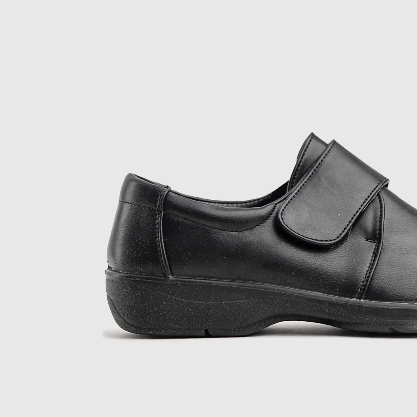 Soft Style Jayla Velcro Black 01243 Comfort | familyshoecentre
