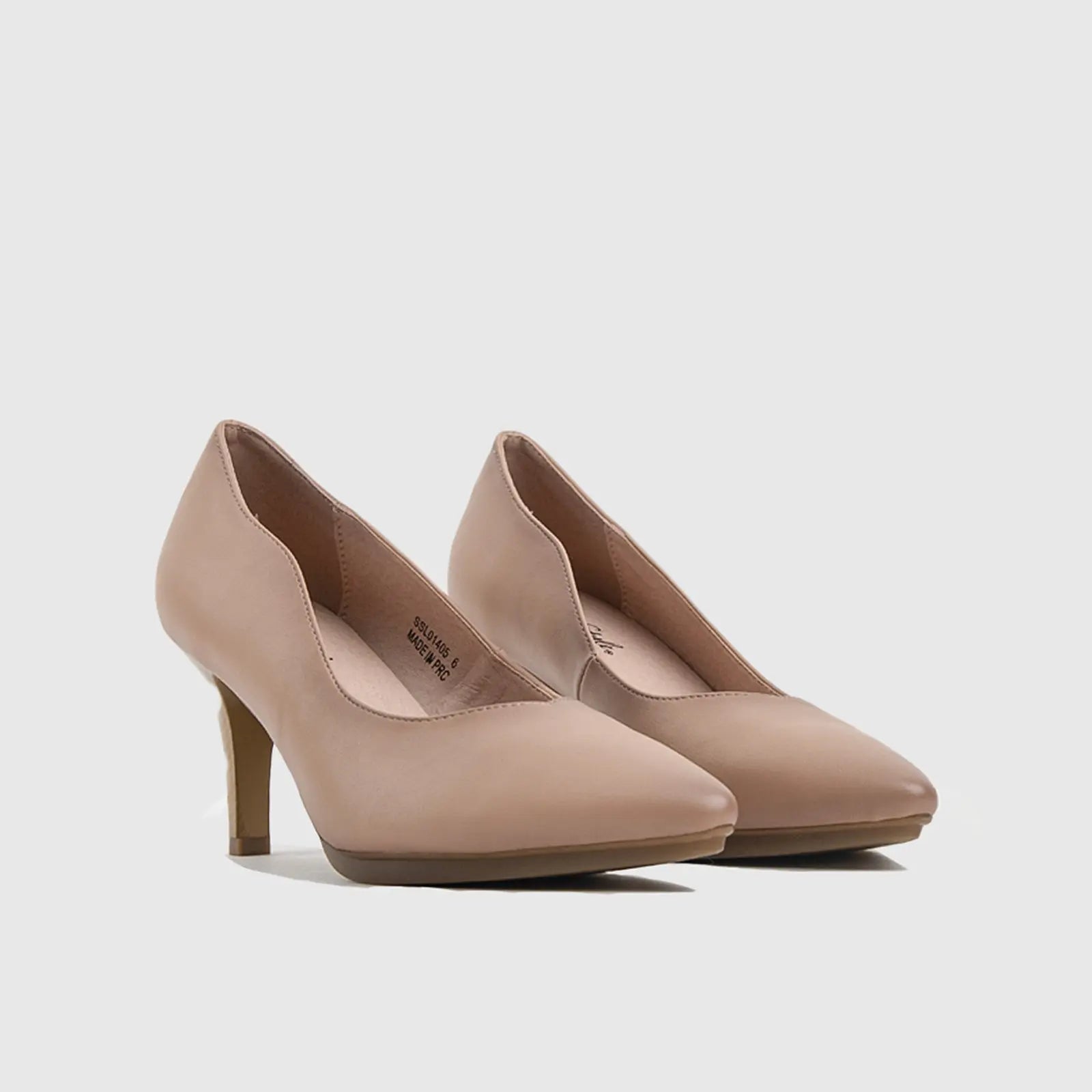 Soft Style Phillipa  - 01405 Nude Heels | familyshoecentre