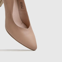 Soft Style Phillipa  - 01405 Nude Heels | familyshoecentre