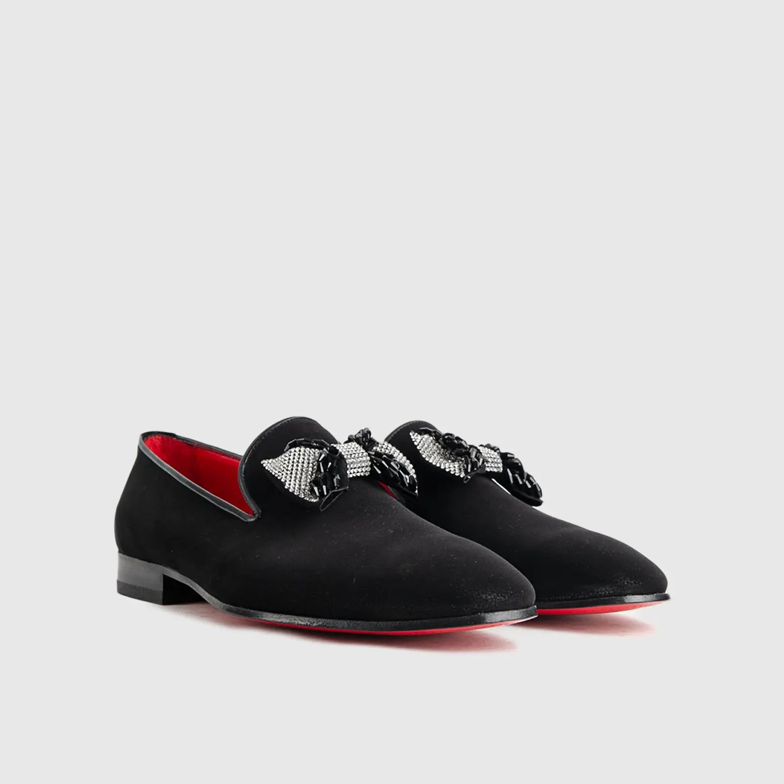 Statement Dress Loafers KZ-12 Black Loafers | familyshoecentre