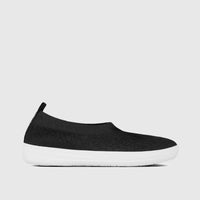 Uberknit Ballerina Comfort Pump Black H95-001 Sneakers | familyshoecentre