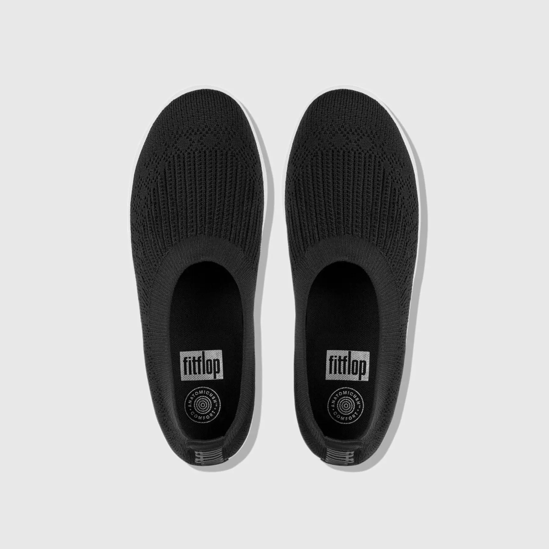 Uberknit Ballerina Comfort Pump Black H95-001 Sneakers | familyshoecentre