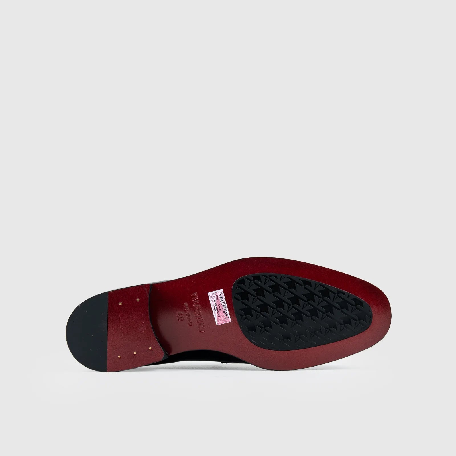 Valentino Dress Slip On Black 20417 VL11 Loafers | familyshoecentre