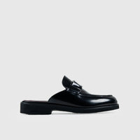 Valentino Open Back Loafer Black 20184 VL12 Loafers | familyshoecentre