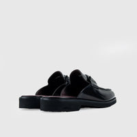 Valentino Open Back Loafer Black 20184 VL12 Loafers | familyshoecentre