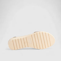 Willows Comfort Wedge Sandal Beige 01370 Wedges | familyshoecentre