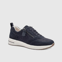 Zodiac Comfort Wedge Sneakers Navy Sneakers | familyshoecentre
