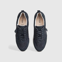 Zodiac Comfort Wedge Sneakers Navy Sneakers | familyshoecentre