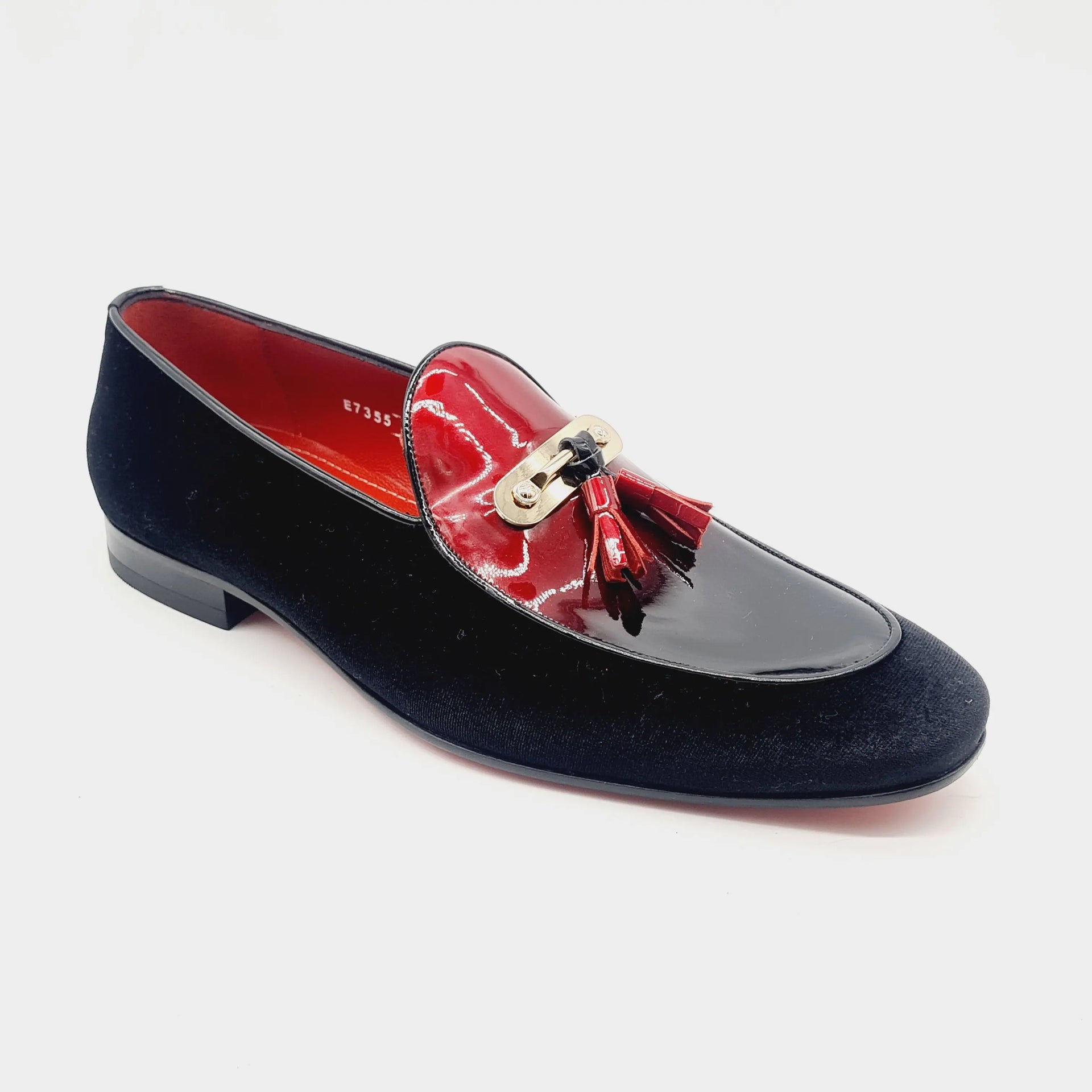 ELI049 BLACK Loafers | familyshoecentre