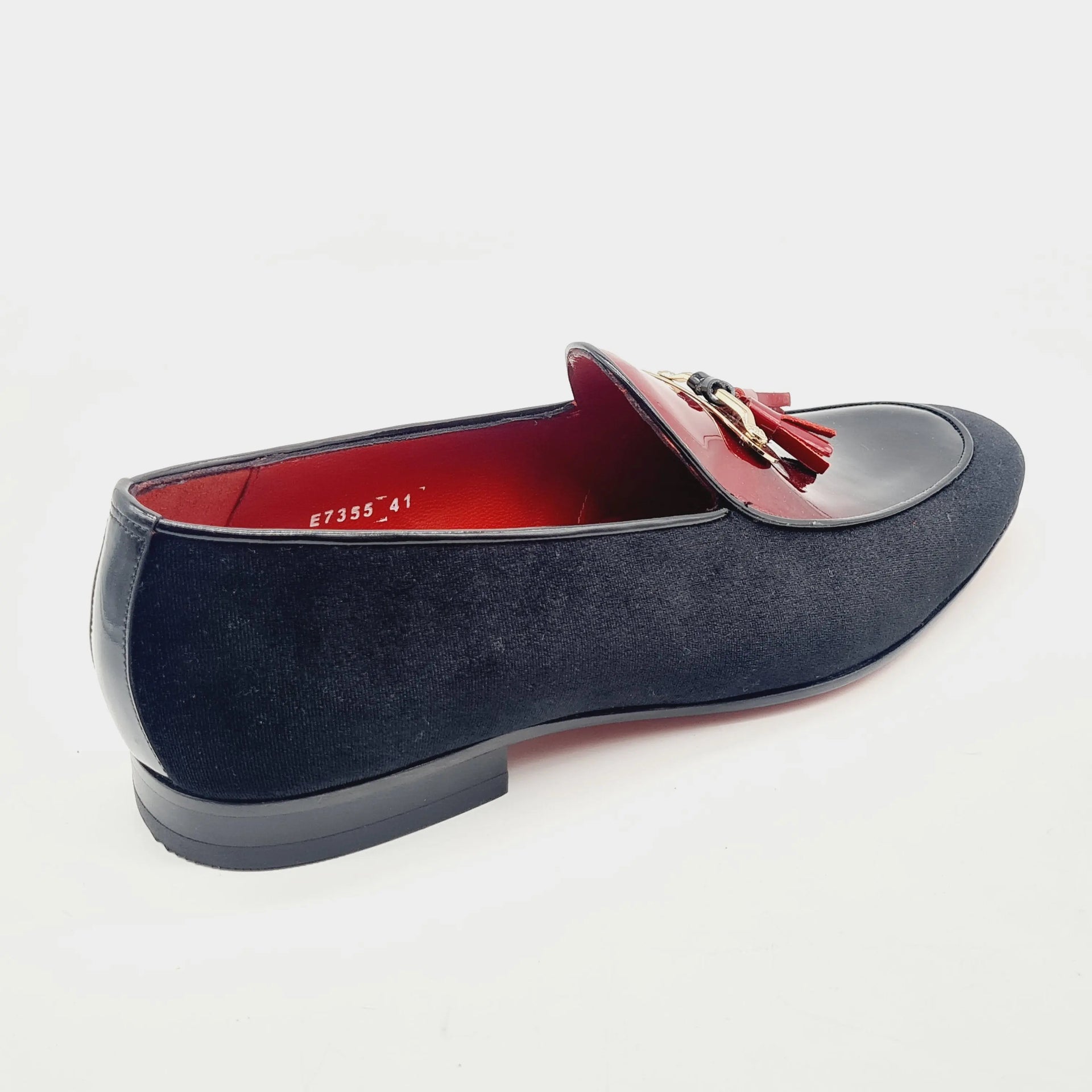 ELI049 BLACK Loafers | familyshoecentre