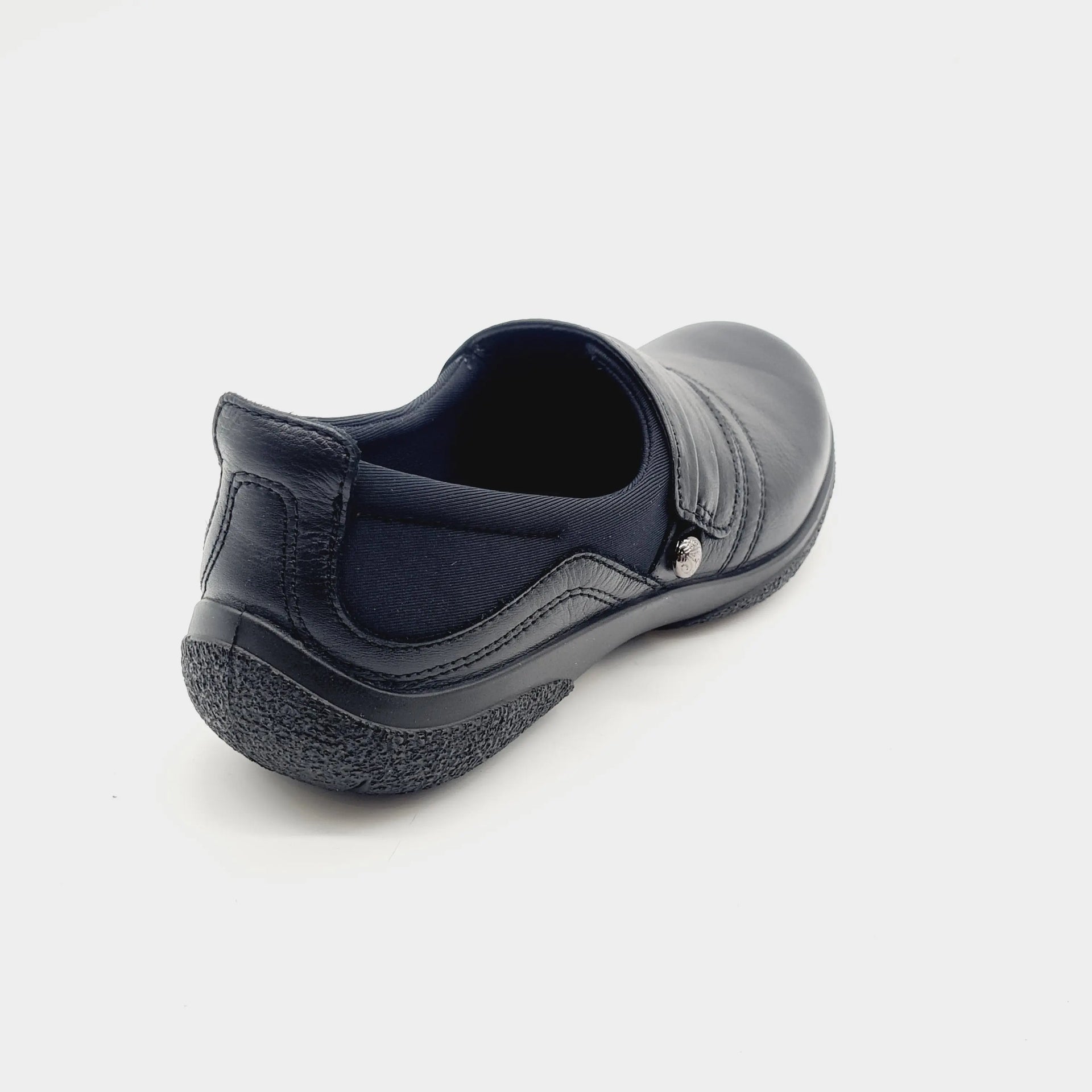 HOTTER CANDY BLACK Loafers | familyshoecentre