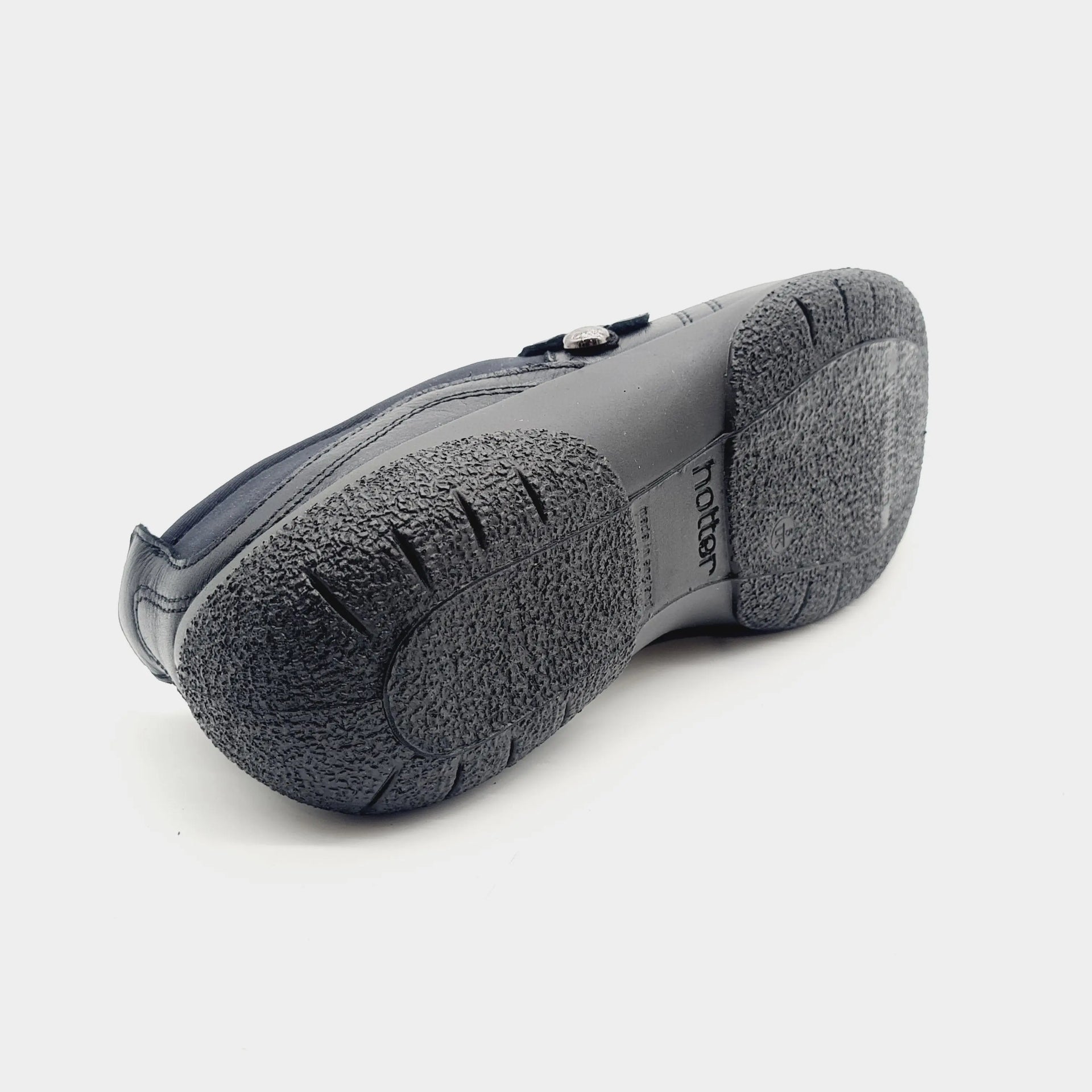HOTTER CANDY BLACK Loafers | familyshoecentre
