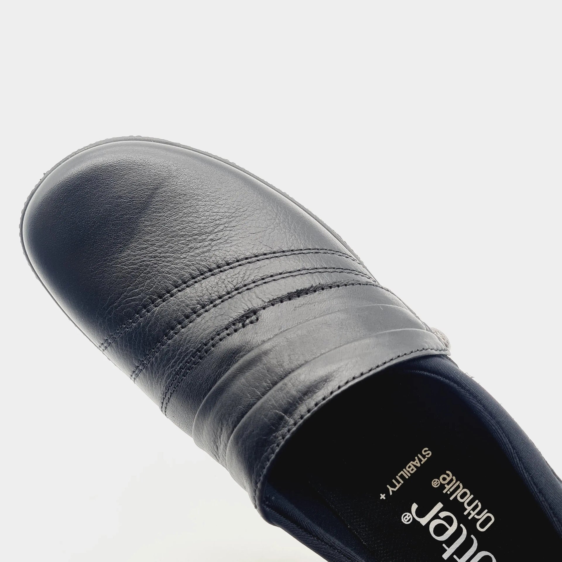 HOTTER CANDY BLACK Loafers | familyshoecentre