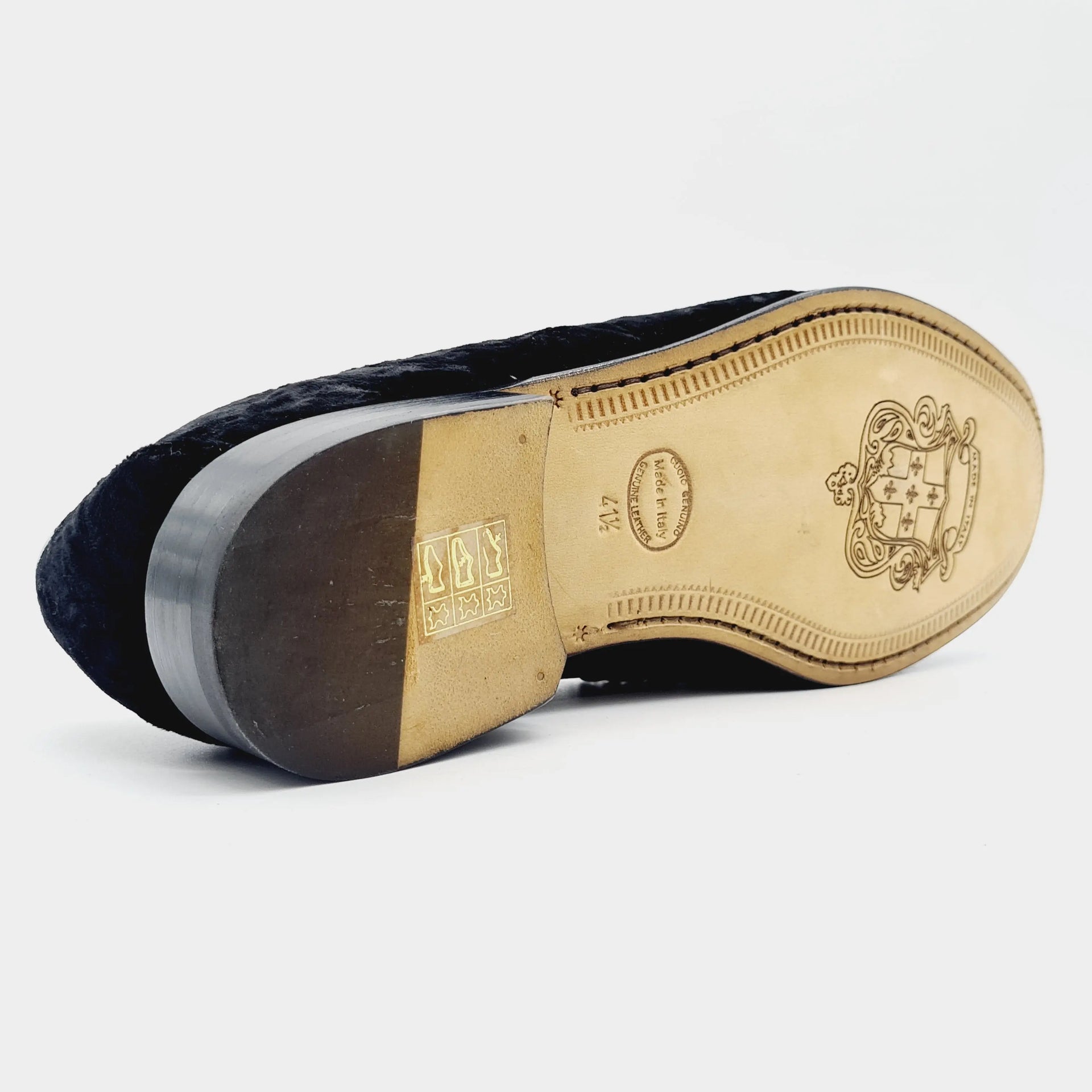 LB 2331 BLACK MENS ITALIAN LEATHER SHOE Loafers | familyshoecentre