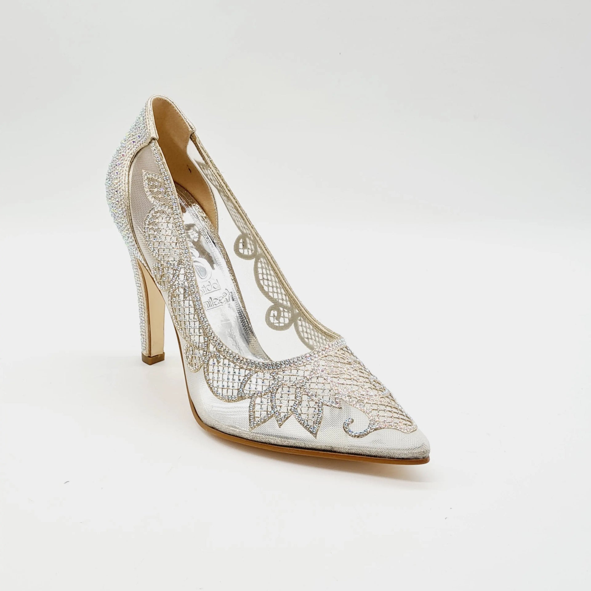 BRIDAL 5549 PEARL Heels | familyshoecentre