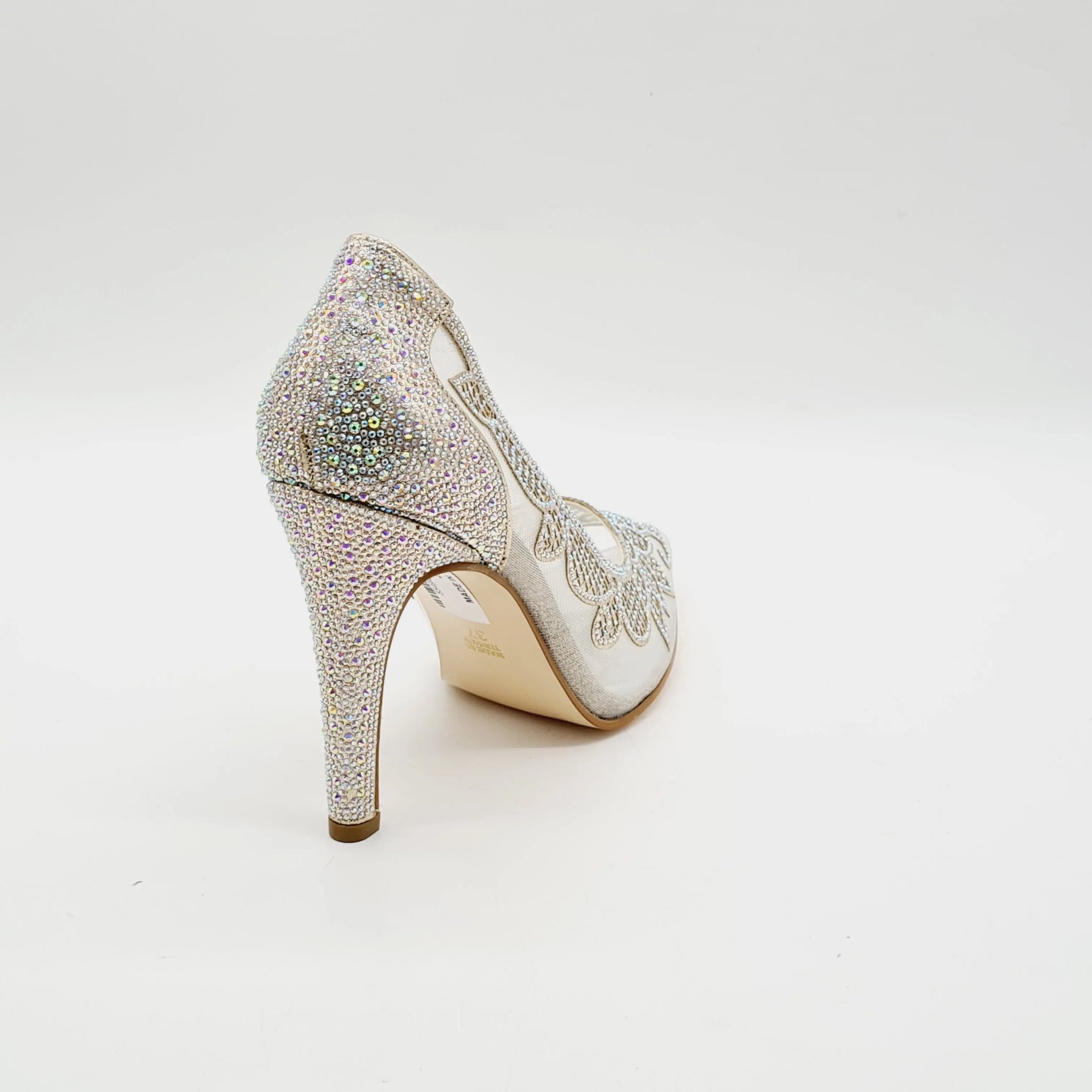 BRIDAL 5549 PEARL Heels | familyshoecentre