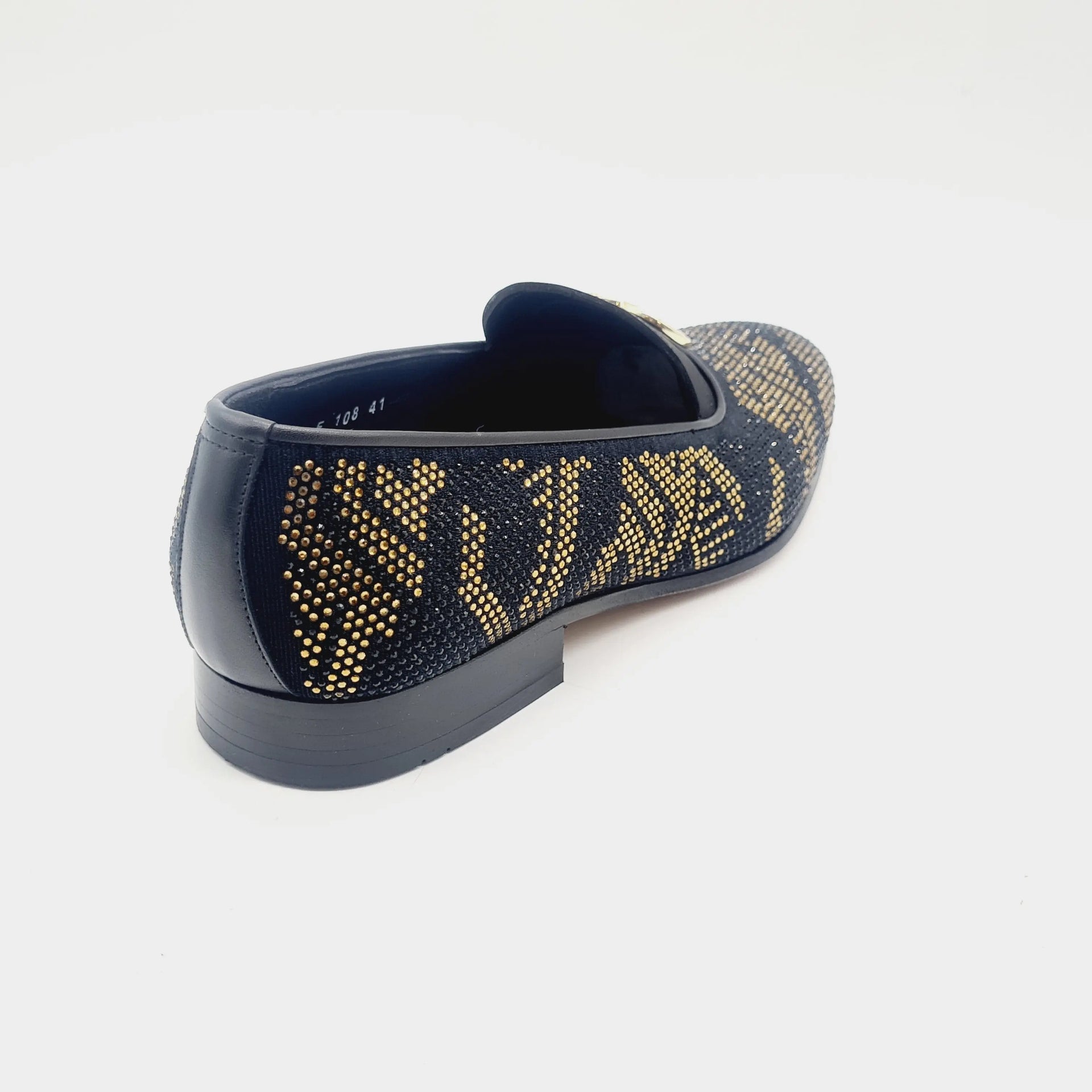 ELI 108 BLACK Loafers | familyshoecentre