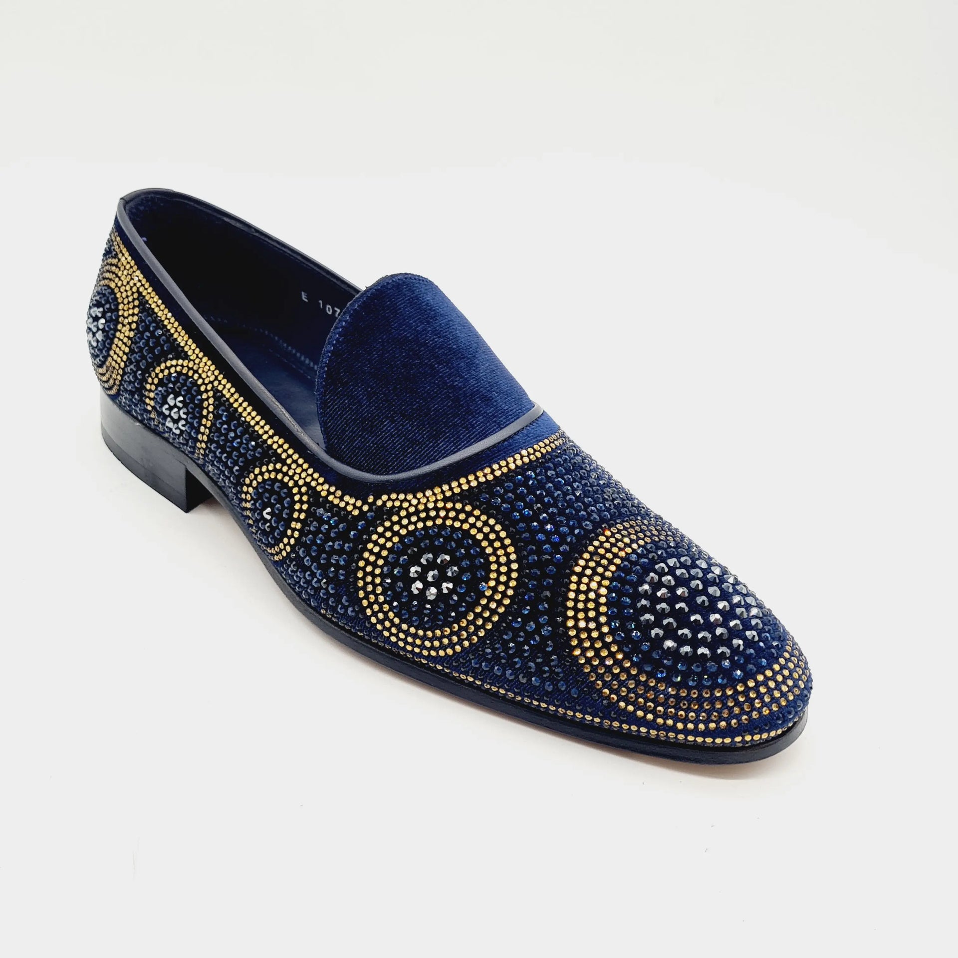 ELI 107 NAVY Loafers | familyshoecentre