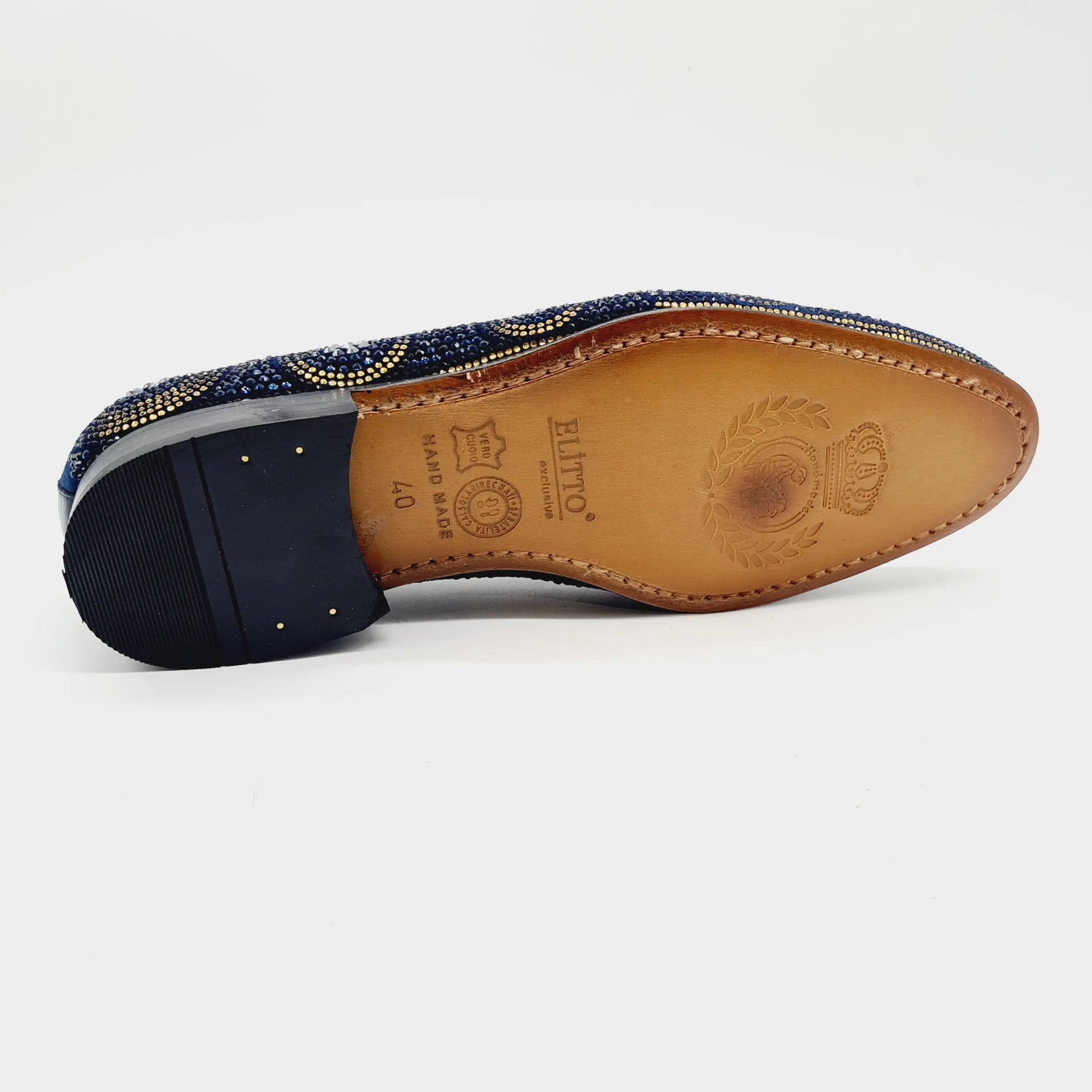ELI 107 NAVY Loafers | familyshoecentre