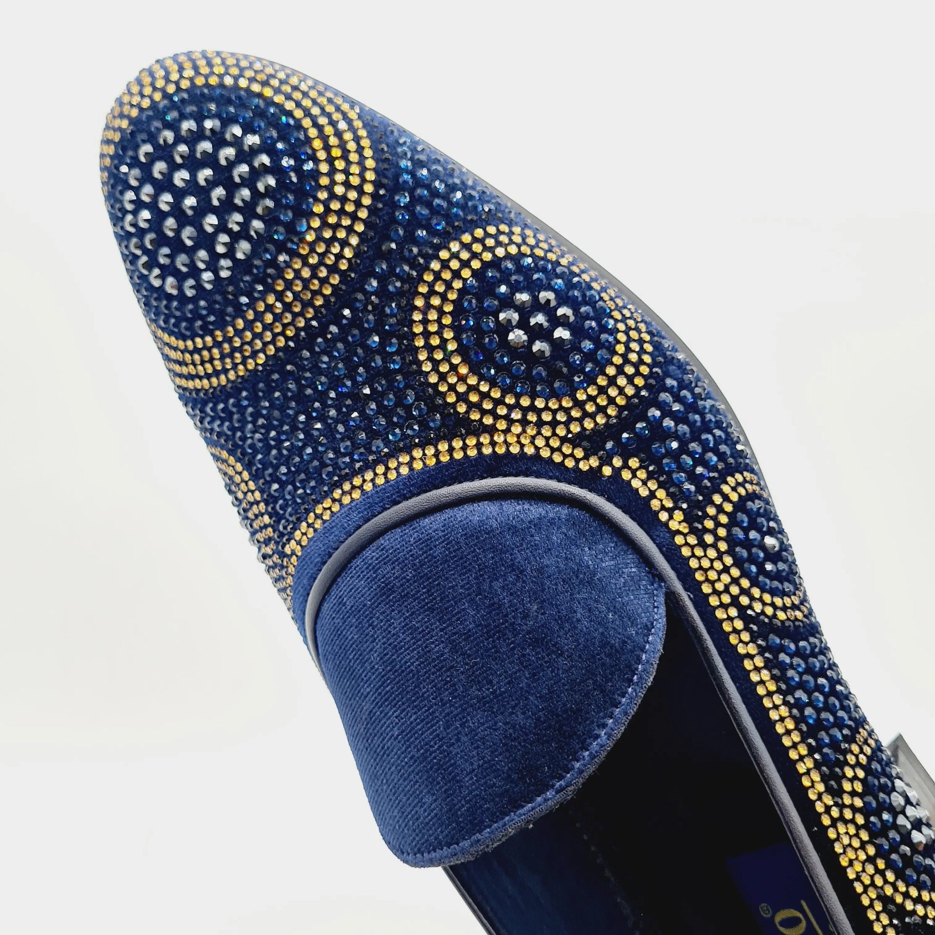 ELI 107 NAVY Loafers | familyshoecentre