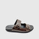 GLAD 347 BROWN MENS LEATHER SANDAL Sandals | familyshoecentre