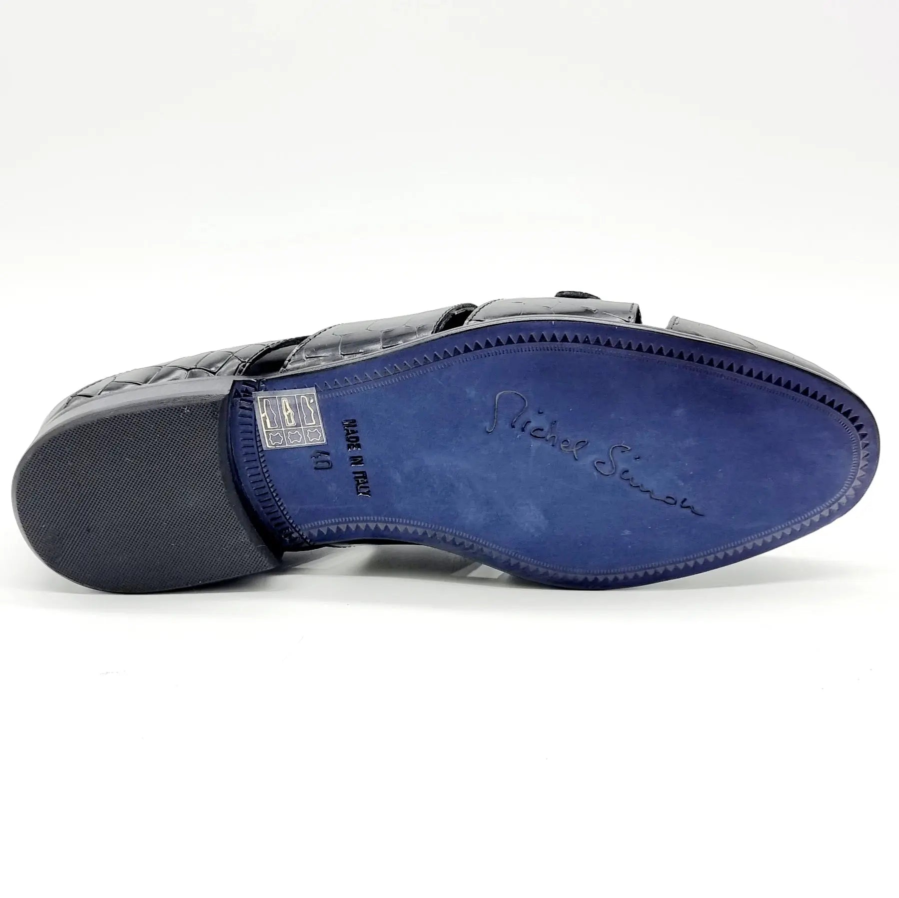 MICH SIMON 924 04 BLACK CROCO Loafers | familyshoecentre