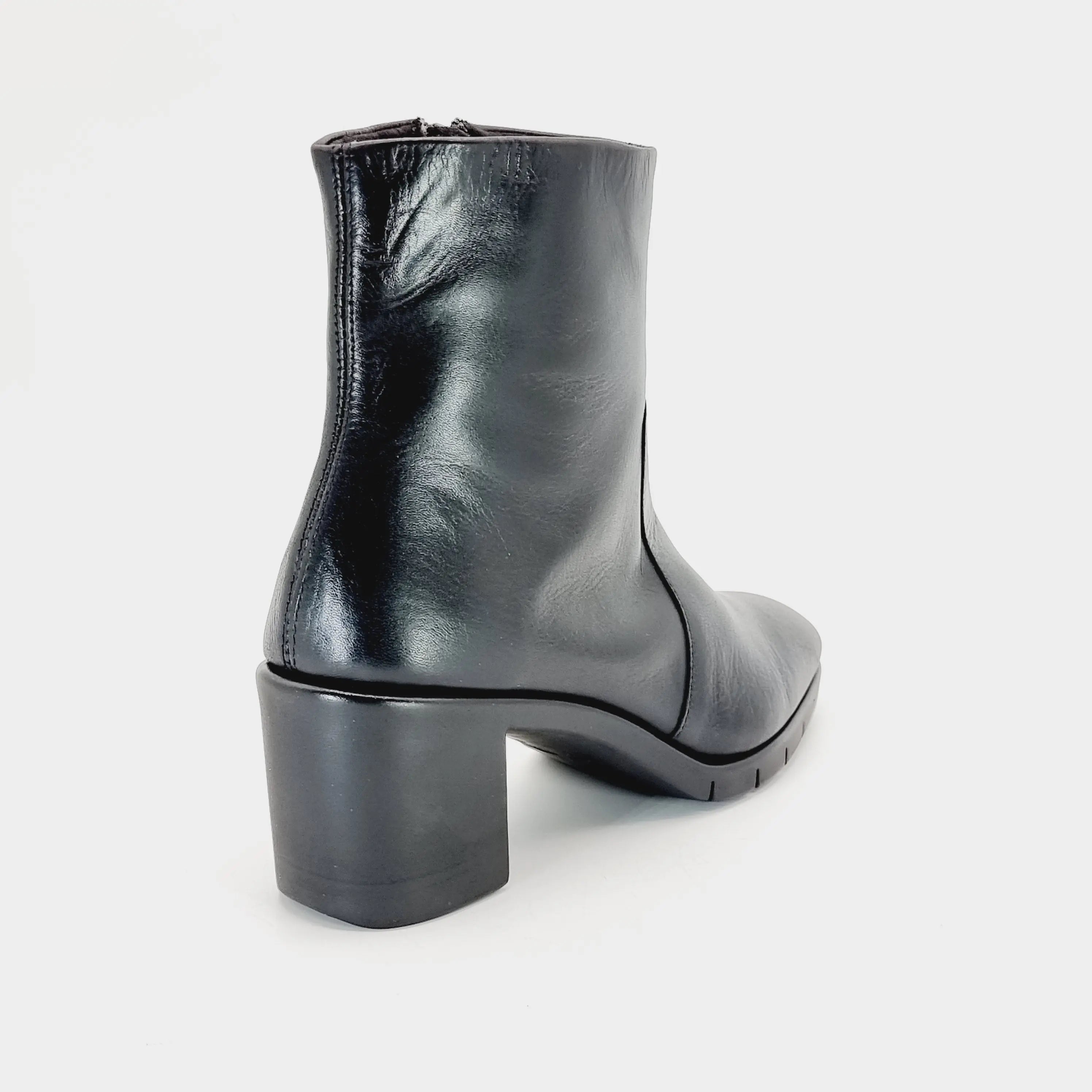 HOTTER FLEXOR BLACK Boots | familyshoecentre